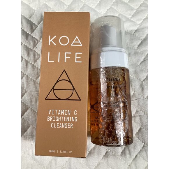 Koa Life Vitamin C Brightening Cleanser 3.38 Fl Oz Skincare Beauty Facecare New - Picture 1 of 4